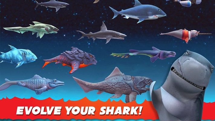 饥饿鲨进化5.5.0国际版最新免费安卓版下载（Hungry Shark Evolution）