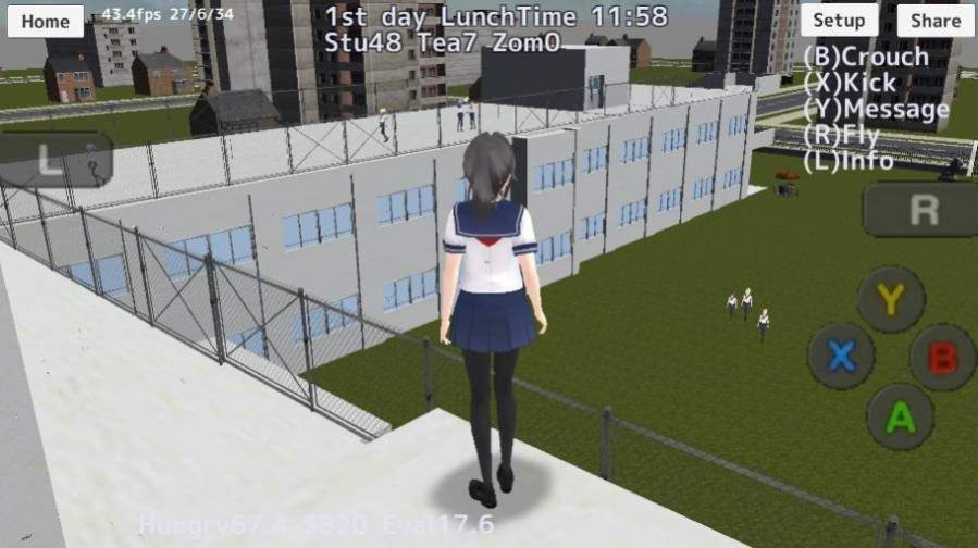 樱花校园模拟器透明别墅中文版游戏 v1.039.07