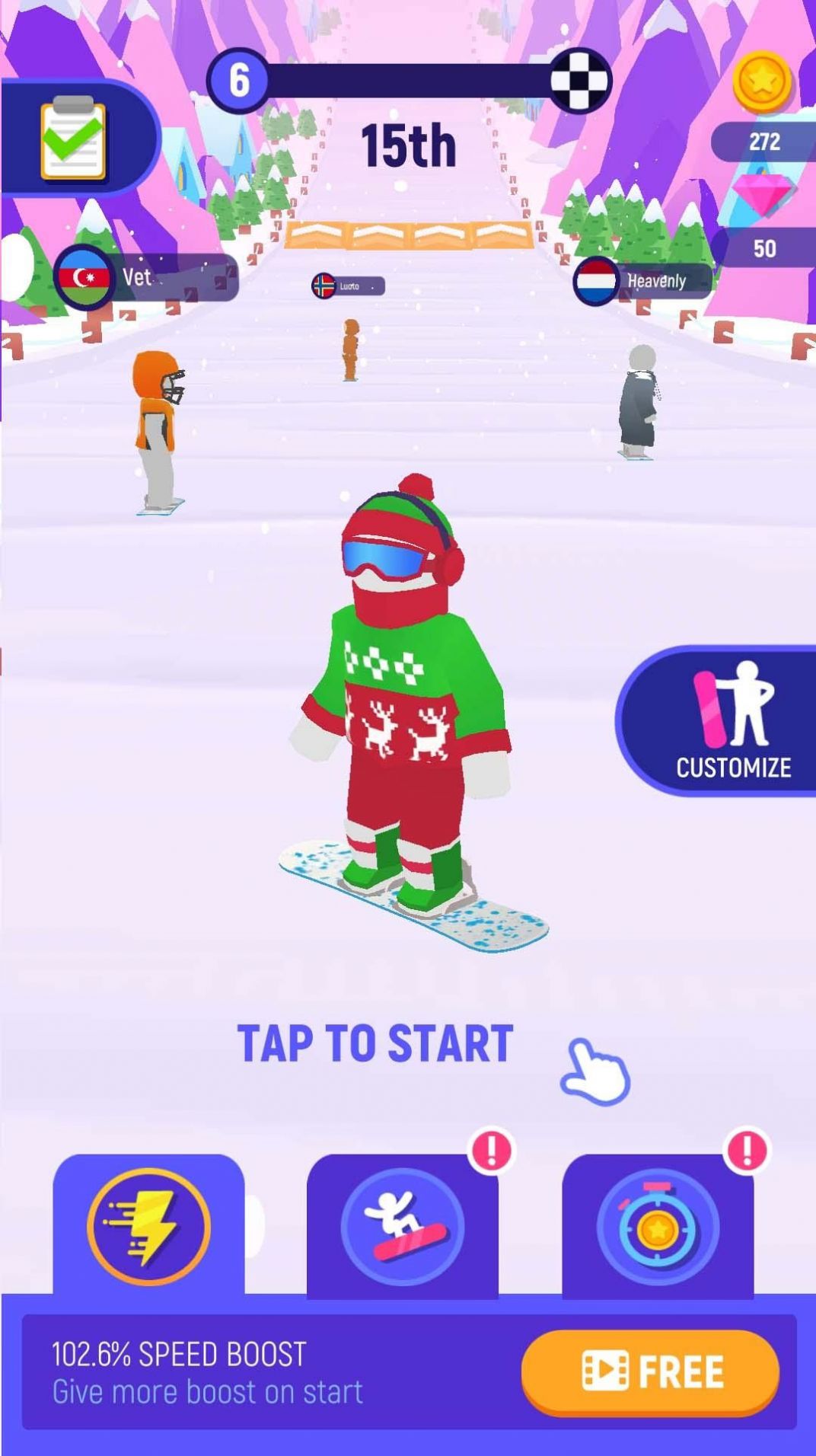压榨滑雪游戏安卓中文版（crush ski） v1.0.3