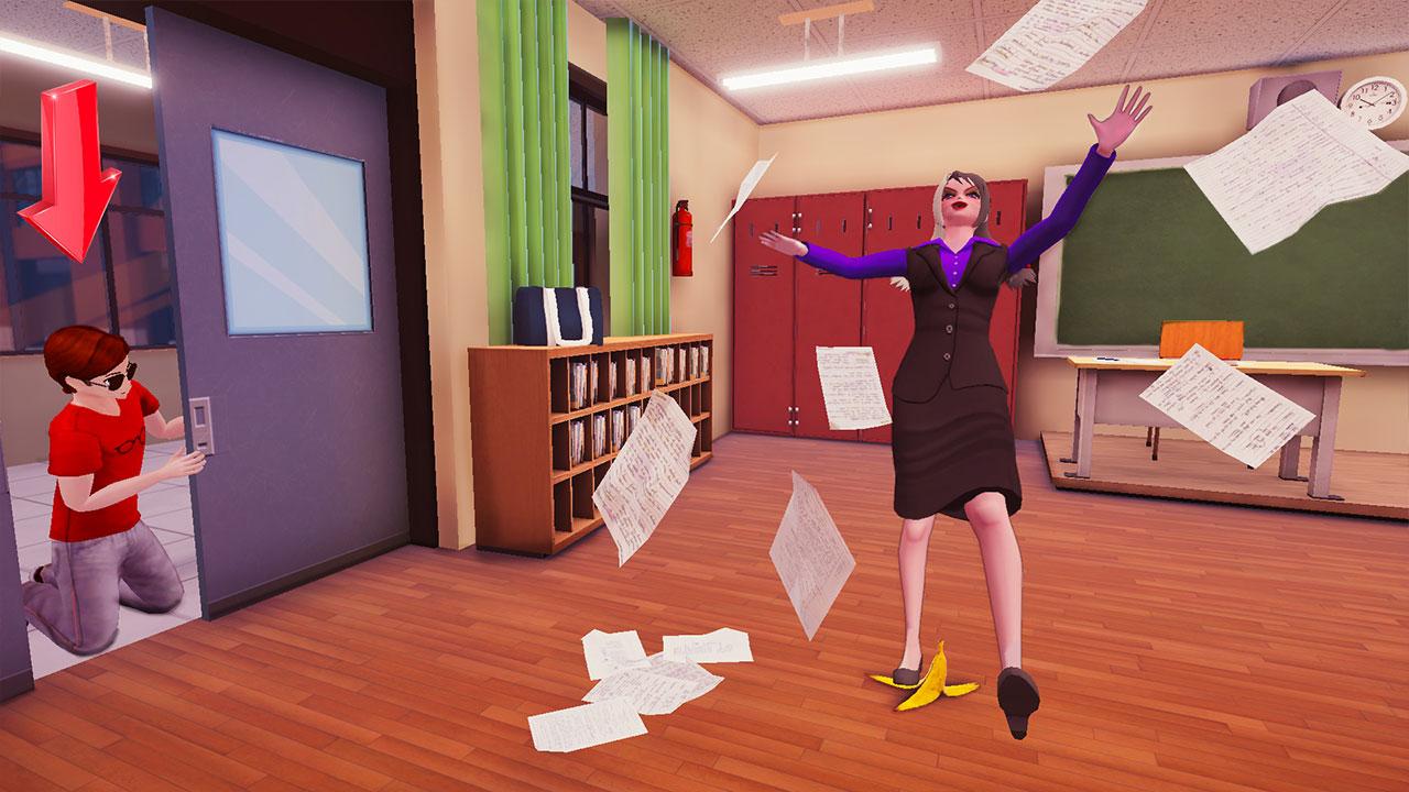 动漫惊悚学校教师3D游戏中文手机版（Anime Scary School Teacher 3D） v1.0.1