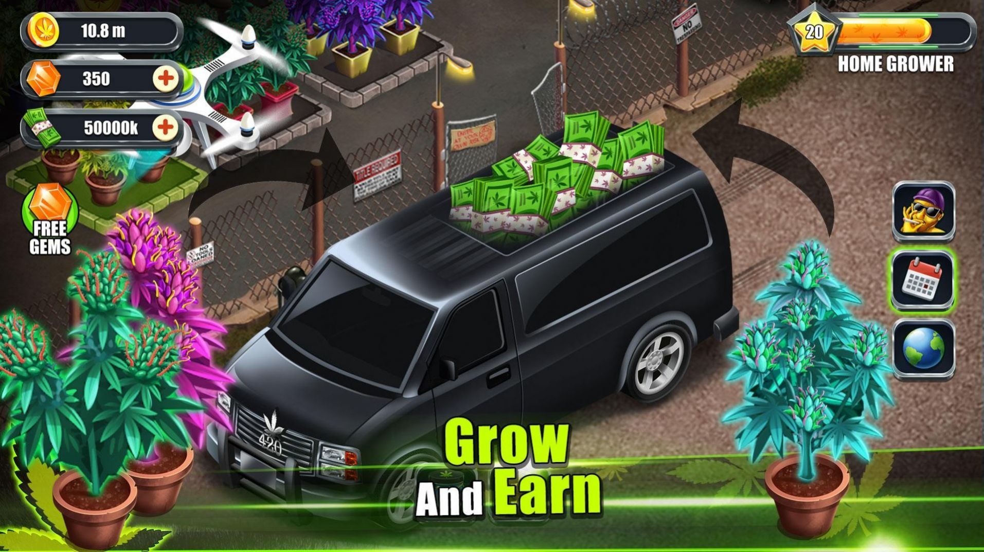 闲置杂草农场游戏安卓手机版（Idle Weed Farm）  v1.4