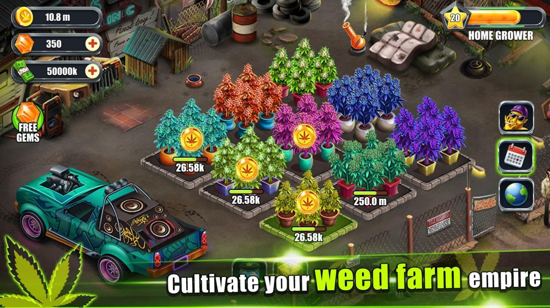 闲置杂草农场游戏安卓手机版（Idle Weed Farm）  v1.4