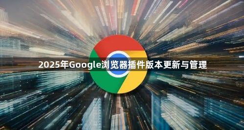 2025年Google浏览器插件版本更新与管理1