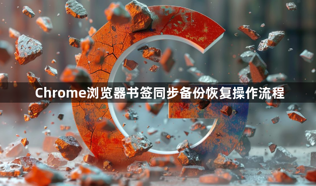 Chrome浏览器书签同步备份恢复操作流程1