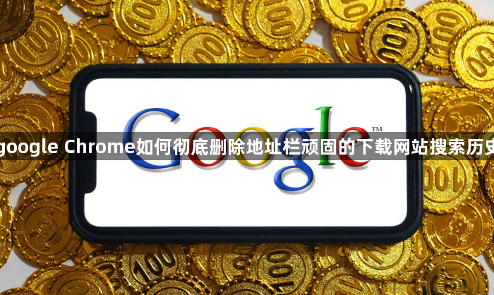 google Chrome如何彻底删除地址栏顽固的下载网站搜索历史1