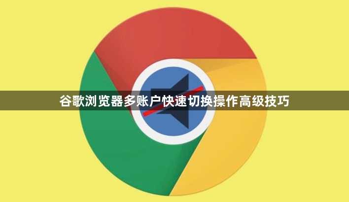 谷歌浏览器多账户快速切换操作高级技巧1