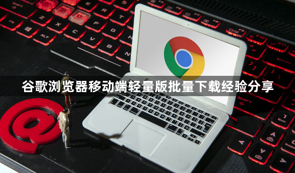 谷歌浏览器移动端轻量版批量下载经验分享1