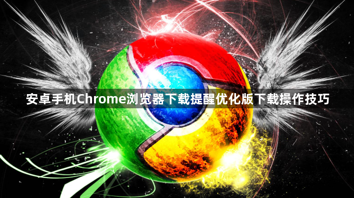 安卓手机Chrome浏览器下载提醒优化版下载操作技巧1