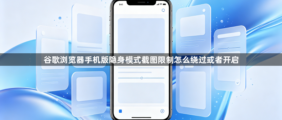 谷歌浏览器手机版隐身模式截图限制怎么绕过或者开启1