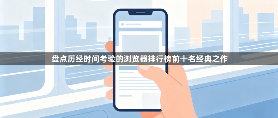 盘点历经时间考验的浏览器排行榜前十名经典之作1