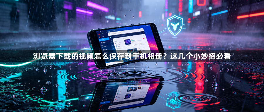 浏览器下载的视频怎么保存到手机相册?这几个小妙招必看1