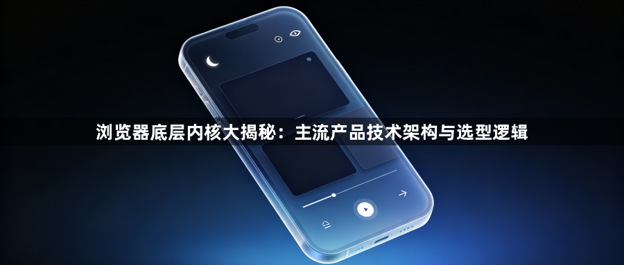 浏览器底层内核大揭秘:主流产品技术架构与选型逻辑1