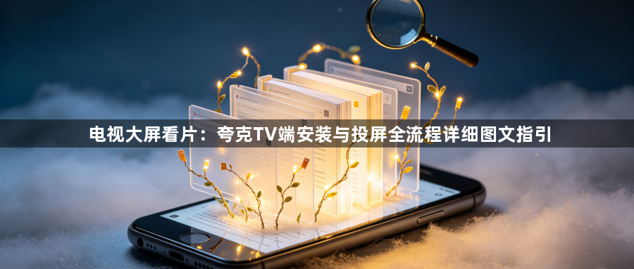 电视大屏看片:夸克TV端安装与投屏全流程详细图文指引1