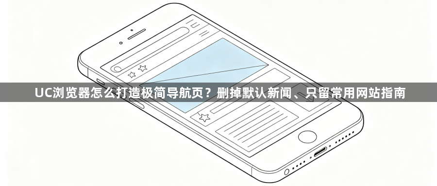UC浏览器怎么打造极简导航页?删掉默认新闻、只留常用网站指南1