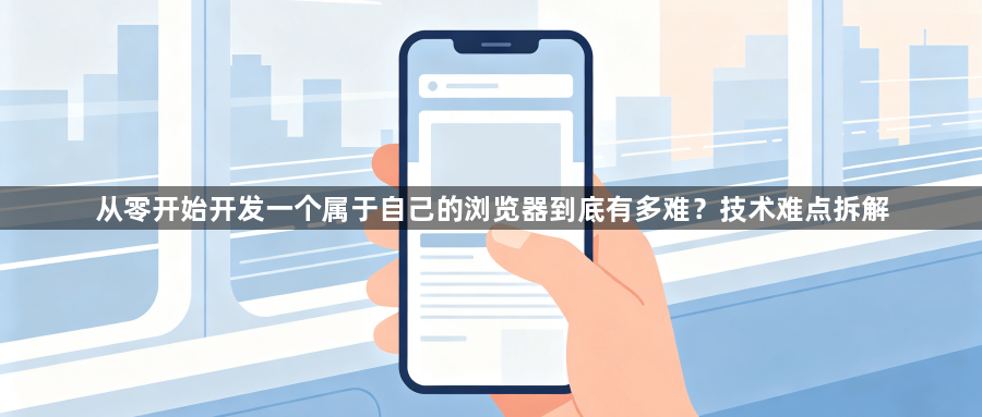 从零开始开发一个属于自己的浏览器到底有多难？技术难点拆解1