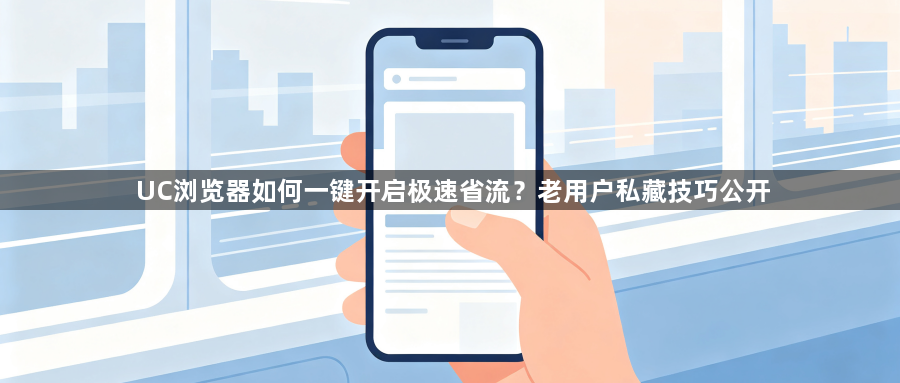 UC浏览器如何一键开启极速省流?老用户私藏技巧公开1