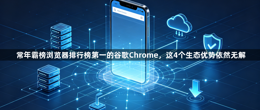 常年霸榜浏览器排行榜第一的谷歌Chrome,这4个生态优势依然无解1
