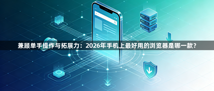 兼顾单手操作与拓展力:2026年手机上最好用的浏览器是哪一款?1