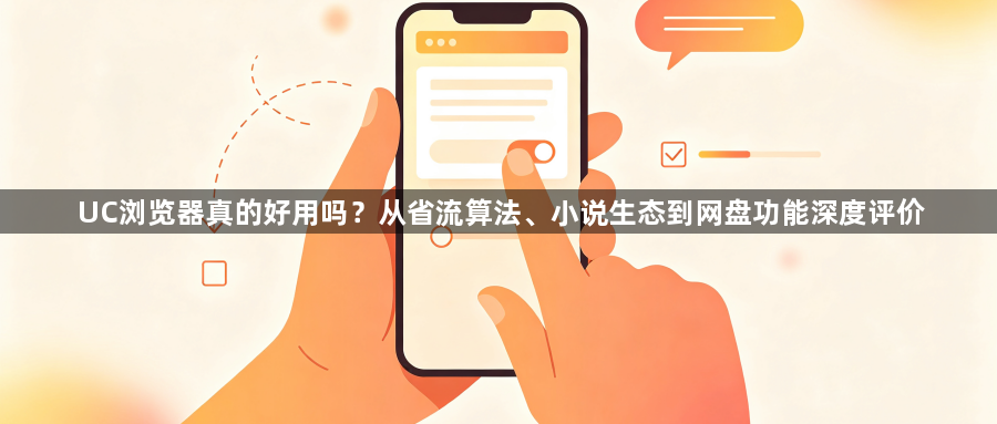 UC浏览器真的好用吗？从省流算法、小说生态到网盘功能深度评价1