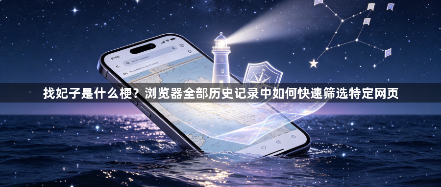 找妃子是什么梗？浏览器全部历史记录中如何快速筛选特定网页1