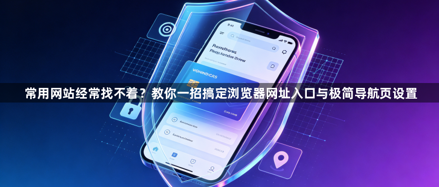 常用网站经常找不着?教你一招搞定浏览器网址入口与极简导航页设置1