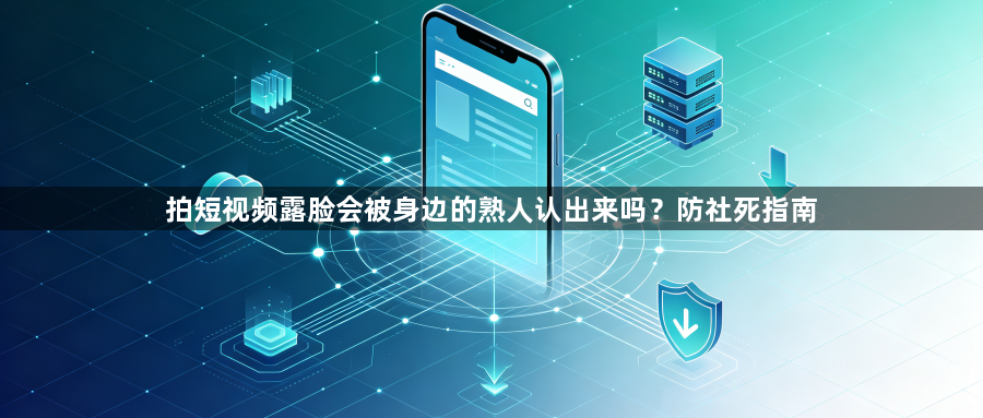 拍短视频露脸会被身边的熟人认出来吗？防社死指南1