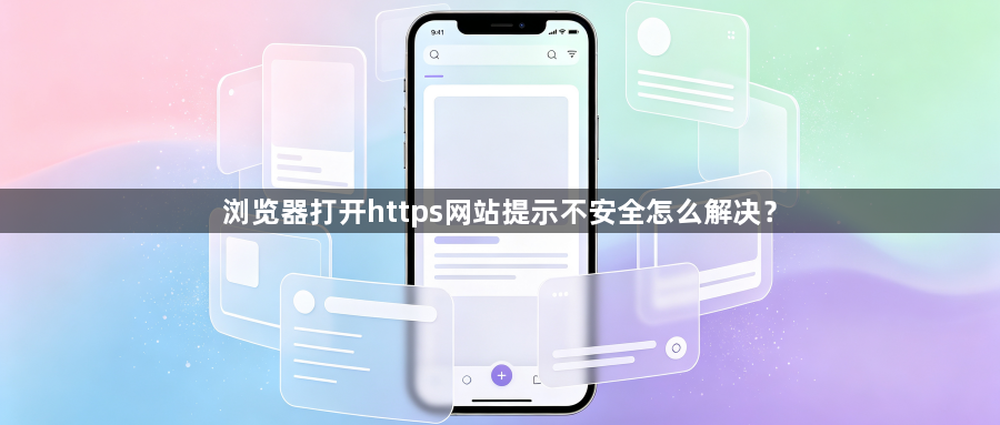 浏览器打开https网站提示不安全怎么解决?1
