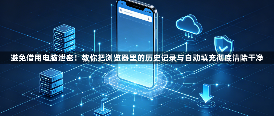 避免借用电脑泄密!教你把浏览器里的历史记录与自动填充彻底清除干净1